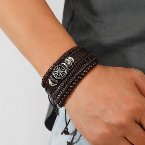 Simple Hand-woven Retro Leather Bracelet Item | Buy Simple Hand-woven Retro Leather Bracelet | SPOP Enterprise Global